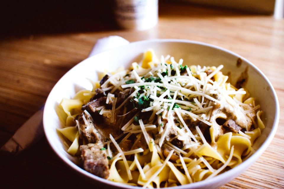 Pasta Dish In Bowl