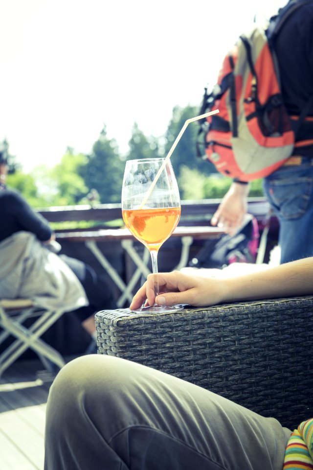 Clear Wine Glass