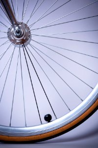 Grey Bicycle Rim photo