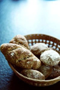 Brown Bread On Brown Woven Basket
