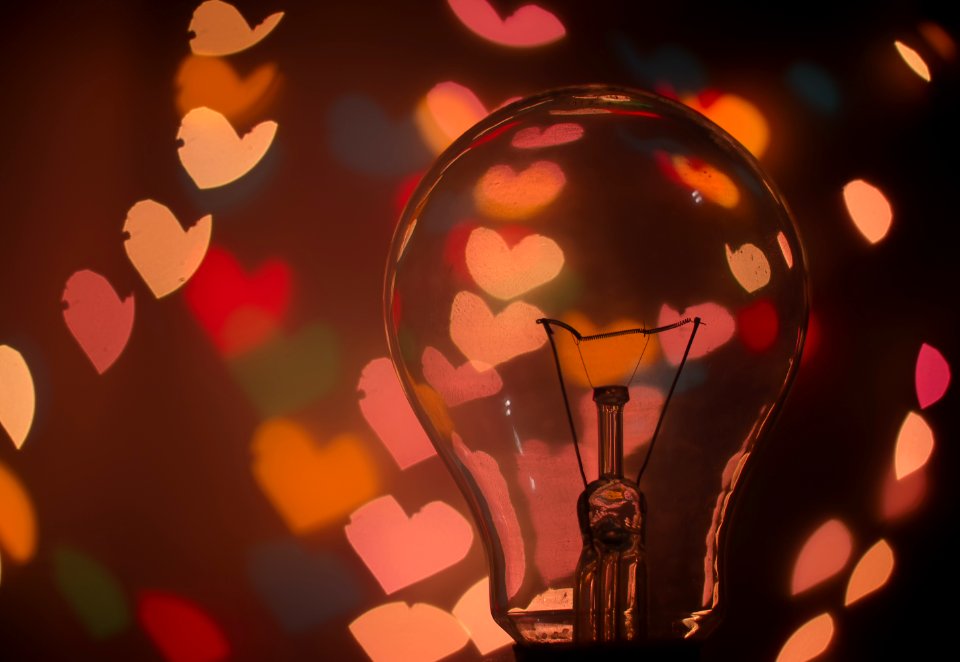 Macro Shot Of Light Bulb