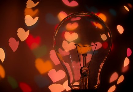 Macro Shot Of Light Bulb