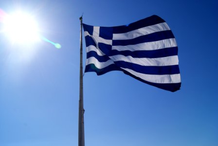 Greek Flag photo