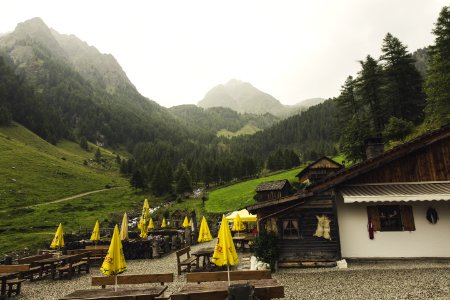 Cafe In Picturesque Valley