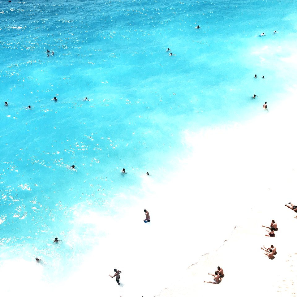 People Swimming In The Sea