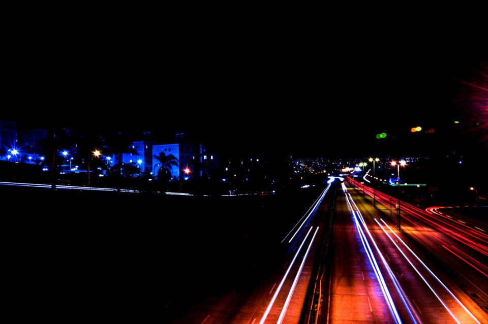 Cars Passing Through The Highway