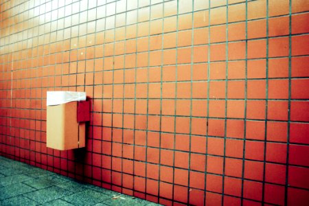 Orange And Green Tiles