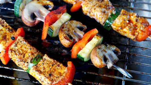 Kebabs On Grill photo