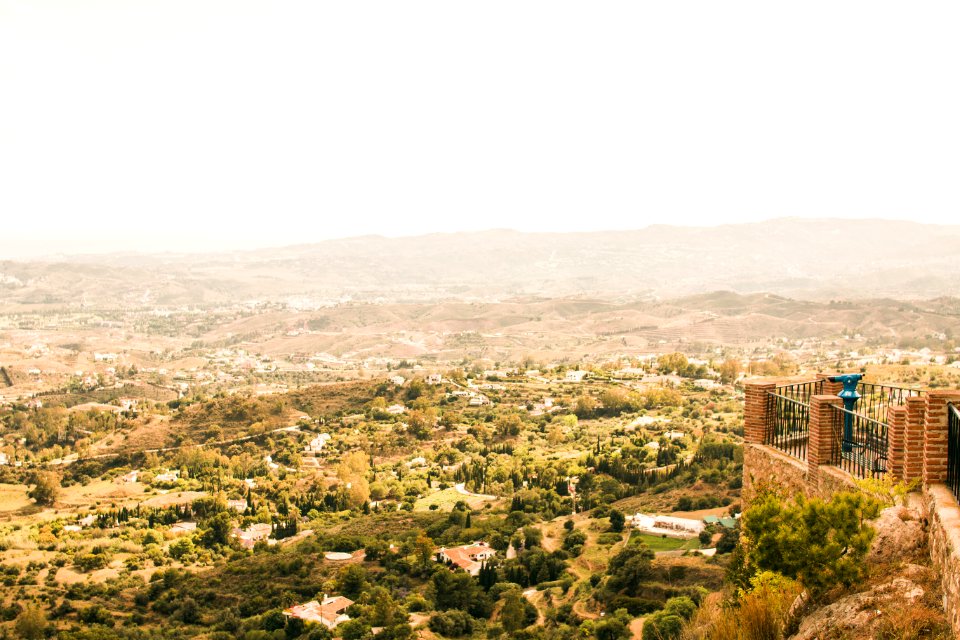 Arid Landscape Viewed From City Walls