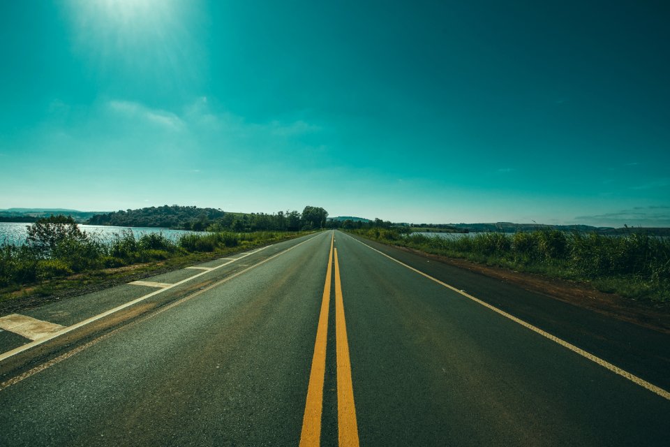 Road Along Waterfront