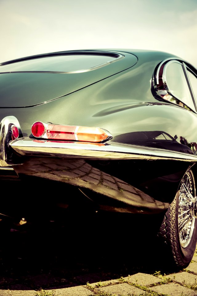 Back Of Classic Automobile