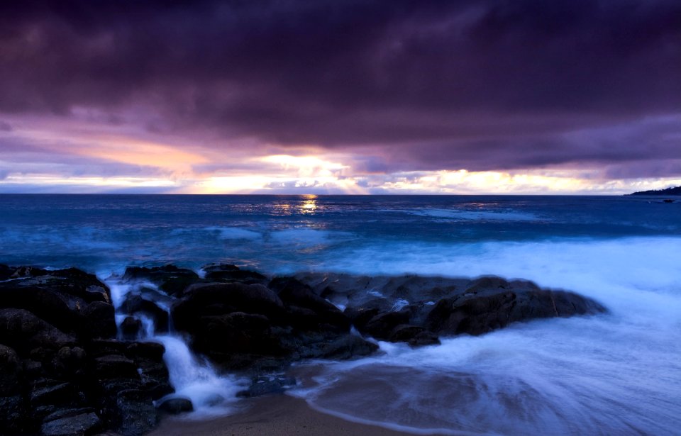 Sea Under Gray Sky During Day Time photo