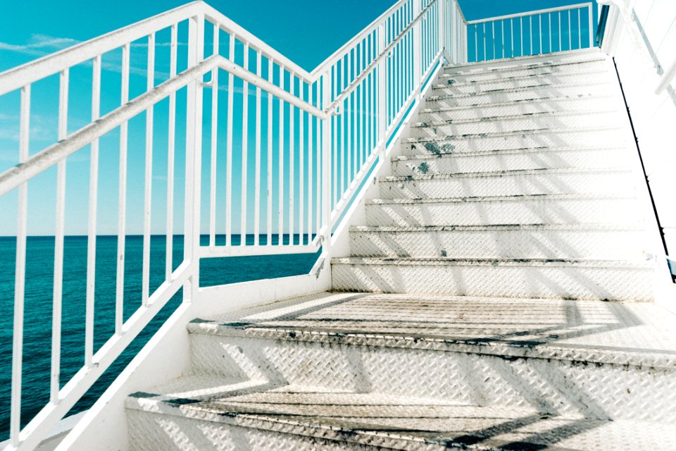 Outdoors Staircase By The Sea