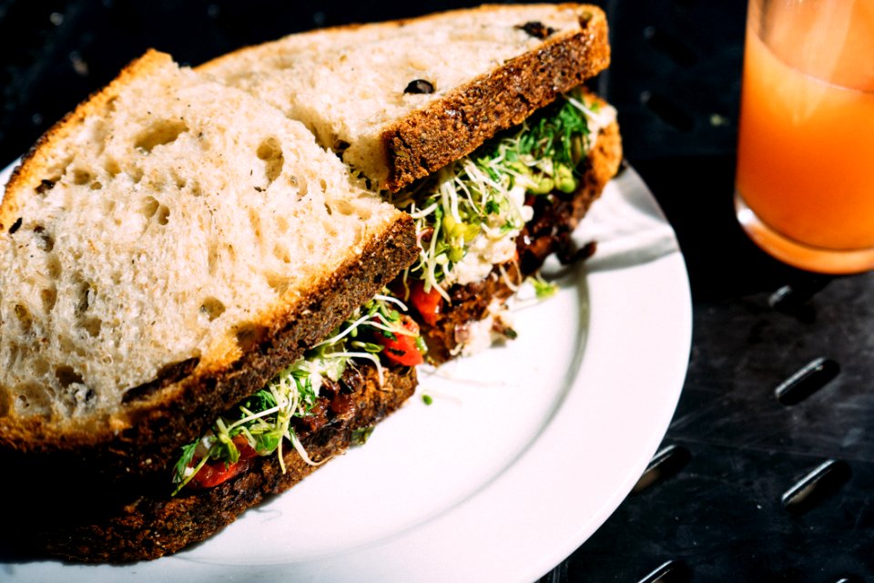 Fresh Salad Sandwiches