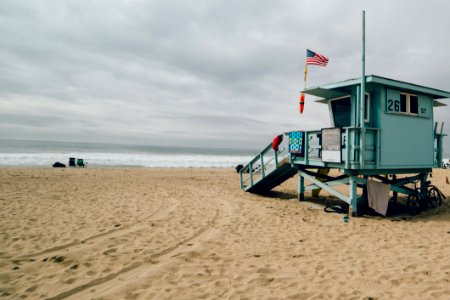 Lifeguard Shack On Beach