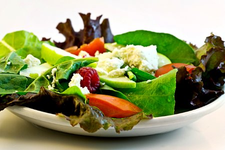 Salad On Plate photo
