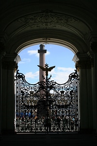 Patterned ornate entrance