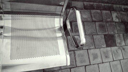 Silver Metal Armchair