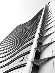Grey And Black High Rise Building photo