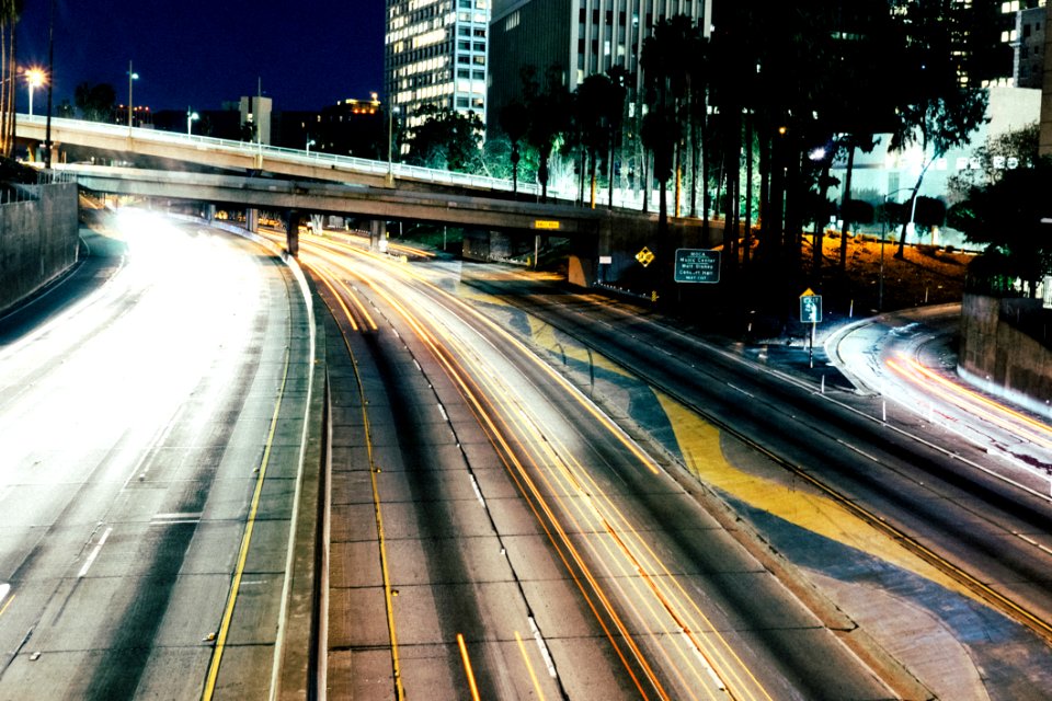 City Freeway At Night photo