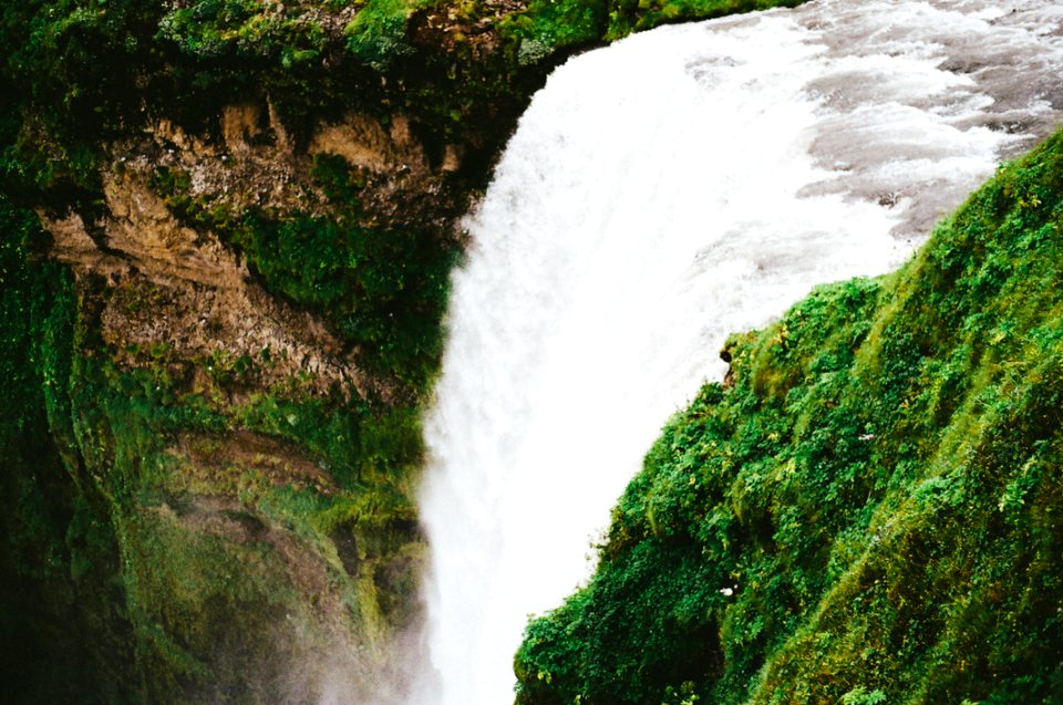 Waterfall Over Cliff