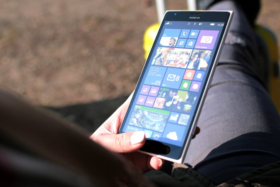 Hand Holding Smartphone