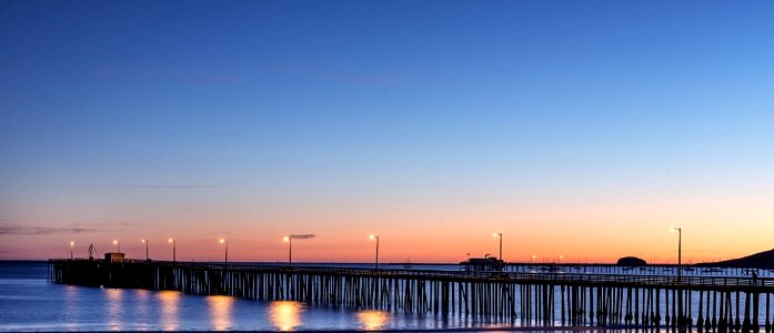 Sunset Over Ocean Pier