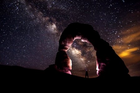 Milky Way At Arches National Park photo