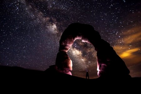 Milky Way At Arches National Park