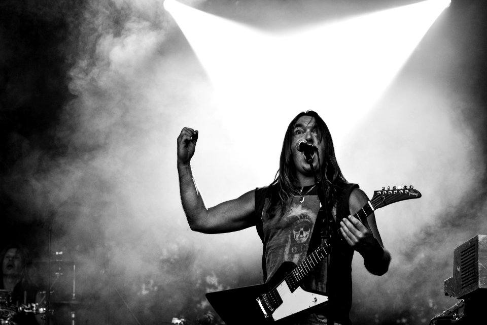 Vocalist Performing On Stage