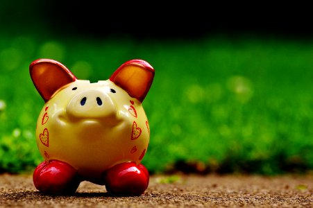 Brown Ceramic Piggy Bank