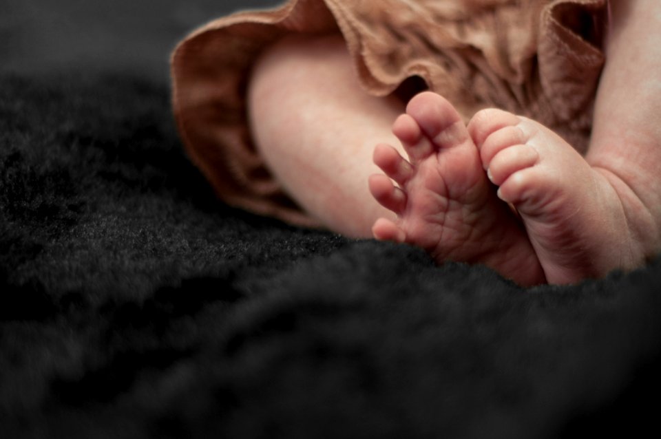 Baby Wearing Brown Pant