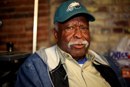 Man With Eagles Cap