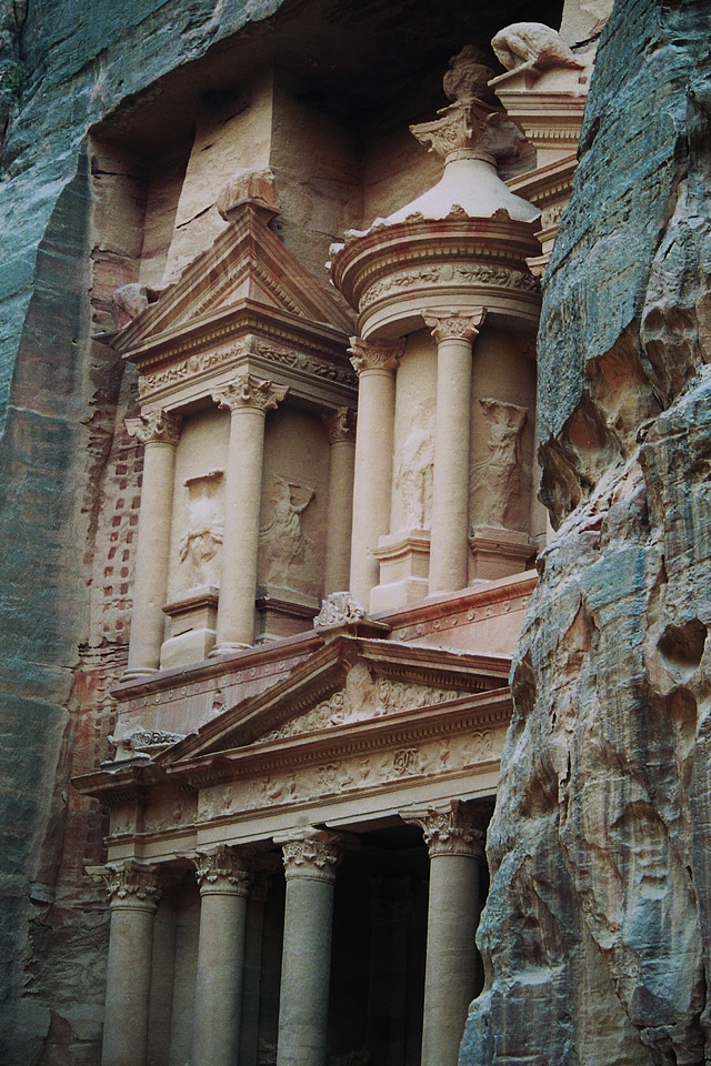Petra the red the colorful
