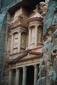 Petra the red the colorful