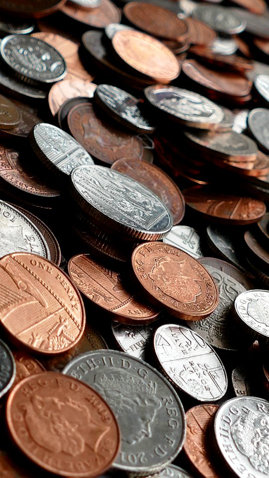 Silver And Brown Round Coins photo