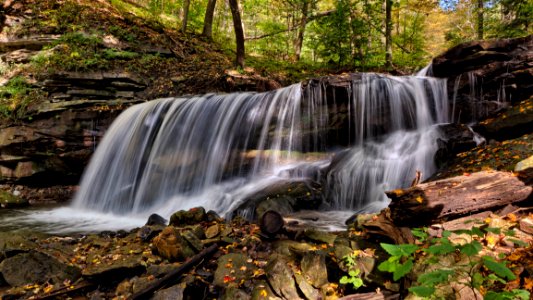 Water Falls In Time Lapse Photography photo