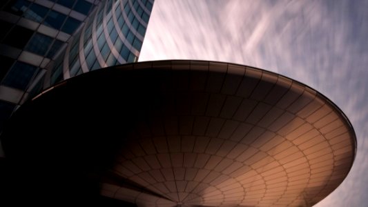 Gray Satellite Dish