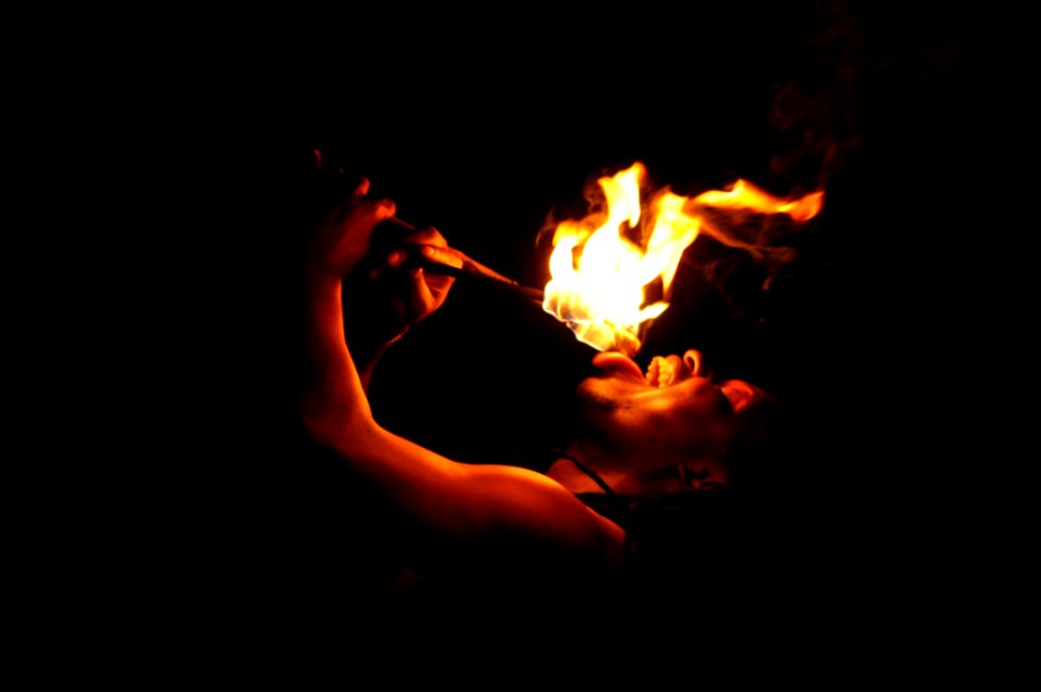 Portrait Of Fire Eater