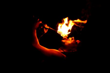 Portrait Of Fire Eater