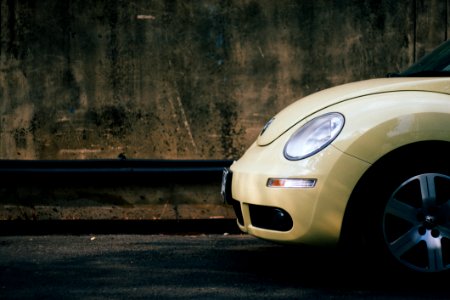 Beige Volkswagen Beetle