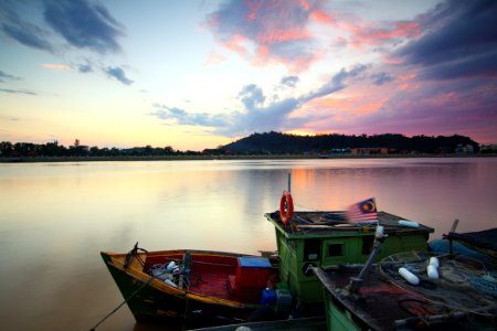 Boat On River