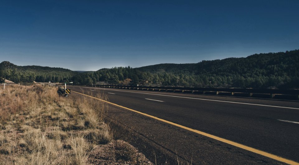 Road Through Countryside photo