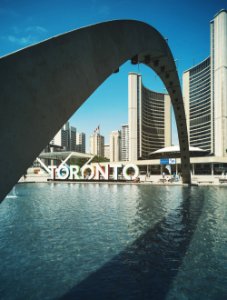 Arch Over Toronto Canada Waterfront photo