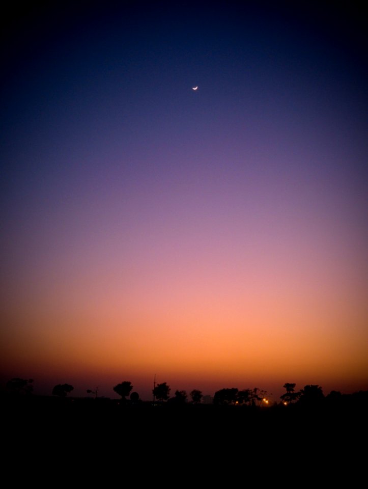Colored Sky At Dusk