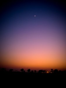 Colored Sky At Dusk