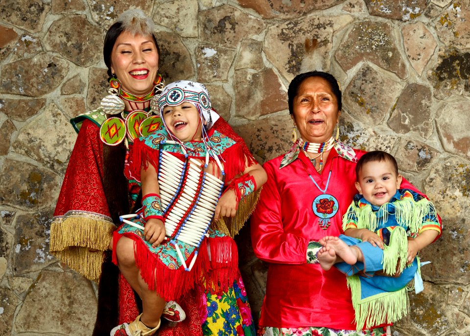 Kaylei Weed, her sons Earl Lebeau (left) and Baptiste Lebeau, and her mother, Elaine Ethel Weed, are members of the Eastern Shoshone tribe at the Wind River Indian Reservation in central Wyoming's Wind River Basin. The reservation was established for the Eastern Shoshone in 1863 following a unique treaty with Shoshone Chief Washakie, admired by Indians and whites alike, on 45 million acres in the land that their ancestors had occupied on a seasonal basis for thousands of years. The reservation is unique: It is also home to a second, unrelated tribe: the Northern Arapahoe, who were placed on the reservation in 1878 with a promise, never fulfilled, of their own reservation in the future. Original image from Carol M. Highsmith’s America, Library of Congress collection. We are proud to support Hope for Children on their mission to ensure children in the most extreme poverty are as happy and content as any other child, enjoying a childhood that sets them up for a fulfilling future - because every child deserves that. As well as donating 10% of our revenue to Hope for Children we have created this special collection FREE for everyone to enjoy. If you can, please visit Hope for Children to give back by donating or to learn about other ways you can support their mission. photo