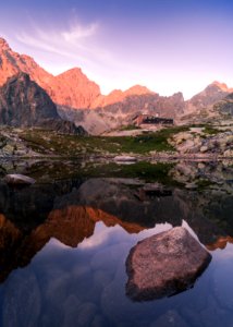 Mountains Reflecting In Lake Slovakia