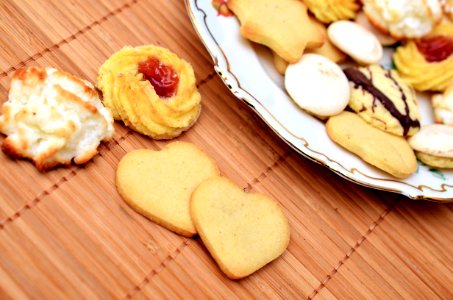 Christmas Cookies On Plate photo