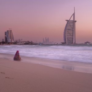 Woman On Seashore photo
